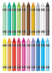 Image showing crayon selection