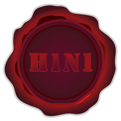 Image showing h1n1 stamp