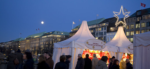 Image showing Christmas in Hamburg