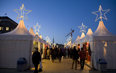 Image showing Christmas in Hamburg