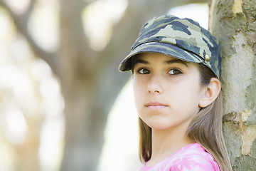 Image showing Portrait of Tween Girl