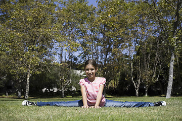 Image showing Portrait of Tween Girl