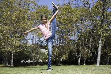 Image showing Portrait of Tween Girl