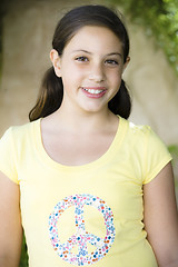 Image showing Portrait Of Tween Girl