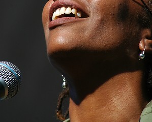 Image showing Female Singer