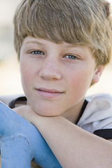 Image showing Boy Smiling To Camera