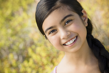 Image showing Portait of Smiling  Young Girl