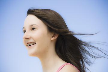 Image showing Portrait of Teen Girl