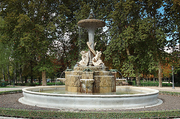 Image showing Park fountain