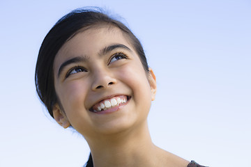 Image showing Portrait of Smiling Girl