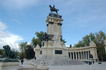 Image showing King Alfonso XII monument