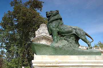 Image showing Lion statue