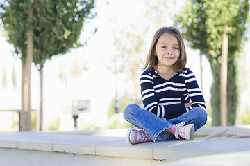 Image showing Smiling Young Girl