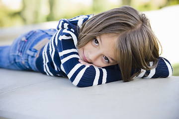 Image showing Smiling Young Girl