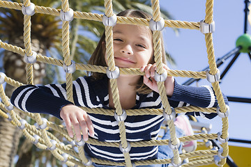 Image showing Girl On Hammock