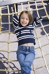 Image showing Girl On Hammock