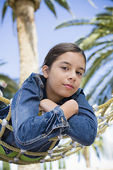 Image showing Girl On Hammock