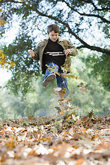 Image showing Young Boy in Park