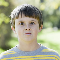 Image showing Young Boy in Park