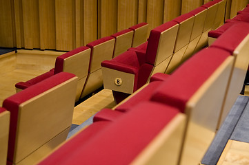 Image showing Rows of seats