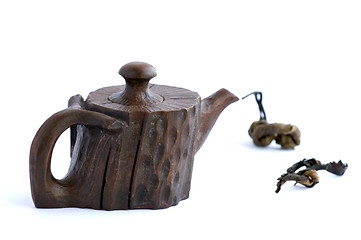 Image showing Chinese ceramic teapot