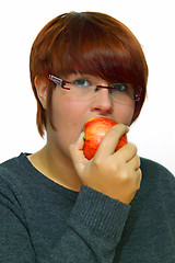 Image showing Red apple