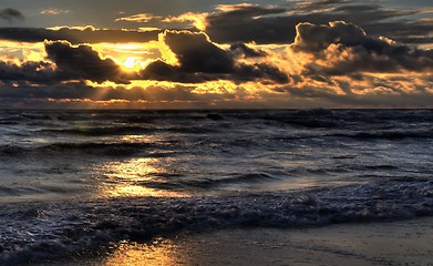 Image showing Baltic sea after storm