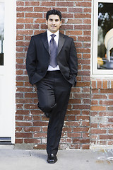 Image showing Smiling Man in Suit and Tie