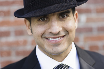 Image showing Portrait of Smiling Man in Suit and Tie