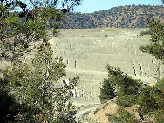 Image showing Amiantos mines mountain. Cyprus