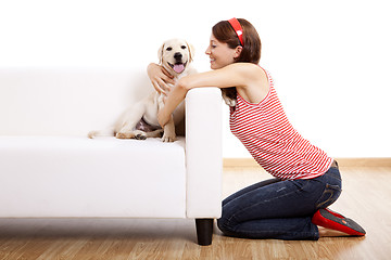 Image showing Girl with her best friend