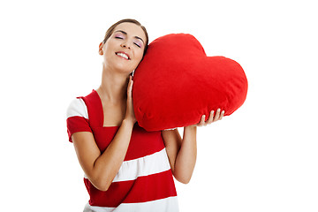 Image showing Valentine woman