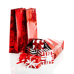 Image showing Gifts and Shopping bags