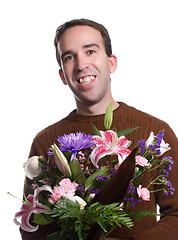 Image showing Smiling Male Florist