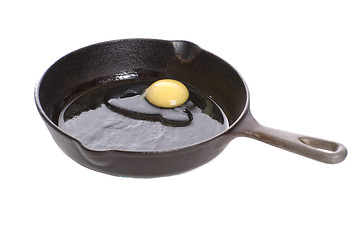 Image showing Frying Chicken Egg