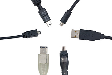 Image showing Computer cables 