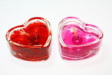 Image showing Love Candle