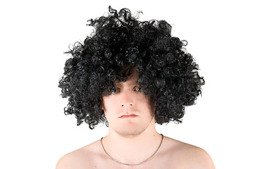 Image showing frizzy man