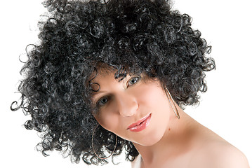 Image showing frizzy woman
