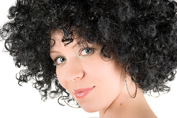 Image showing  frizzy woman 