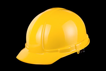 Image showing Yellow helmet isolated 
