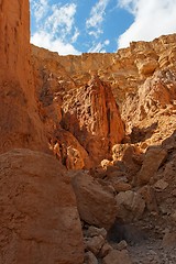 Image showing Scenic rocks in the desert