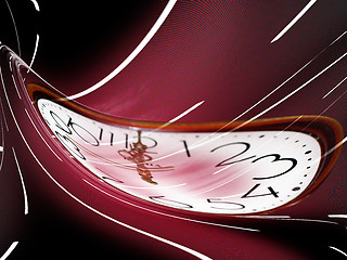 Image showing abstract current of time 