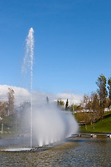 Image showing Fountain in park