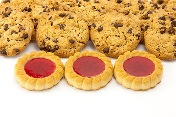 Image showing cookies  isolated on white backgrounds