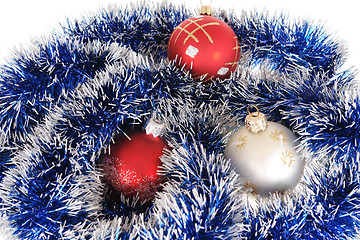Image showing Christmas-tree decorations 