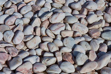 Image showing abstract background with round peeble stones