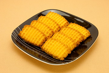 Image showing A plate of cookies