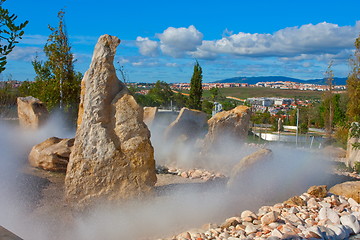 Image showing Fountain in park