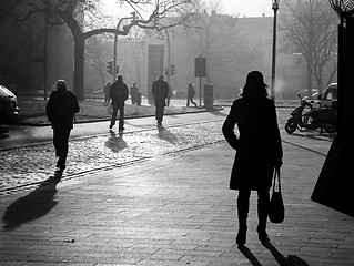 Image showing Cold morning - Hamburg